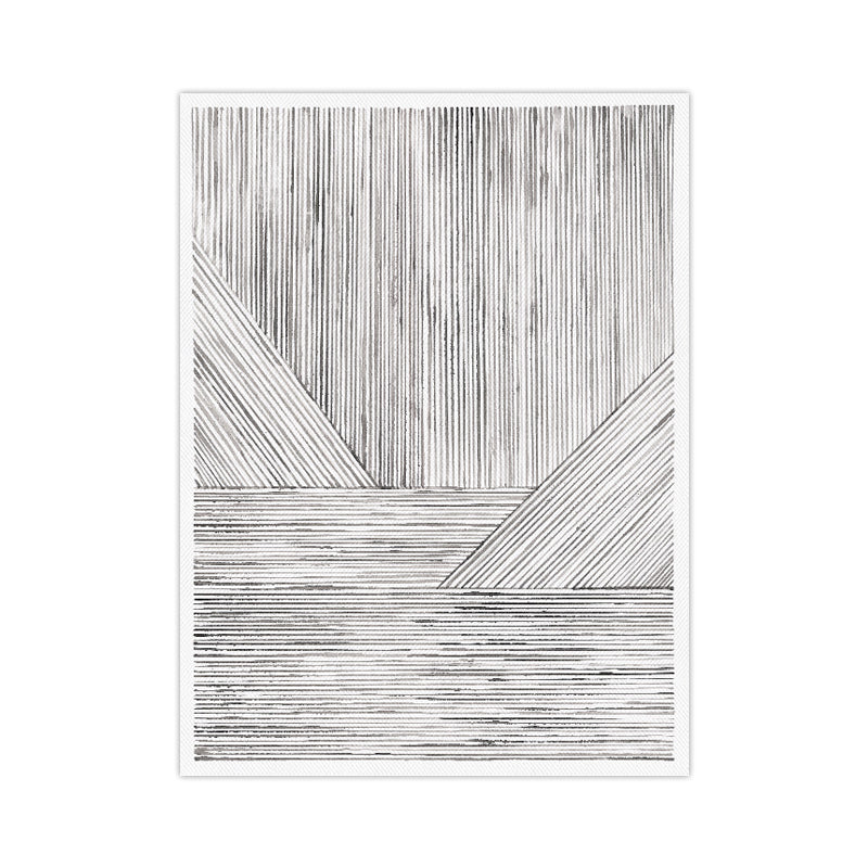 Vivolux | Illustration Devise Muster Wanddruck Esszimmer Abstraktes Leinwand in Helle Farbe