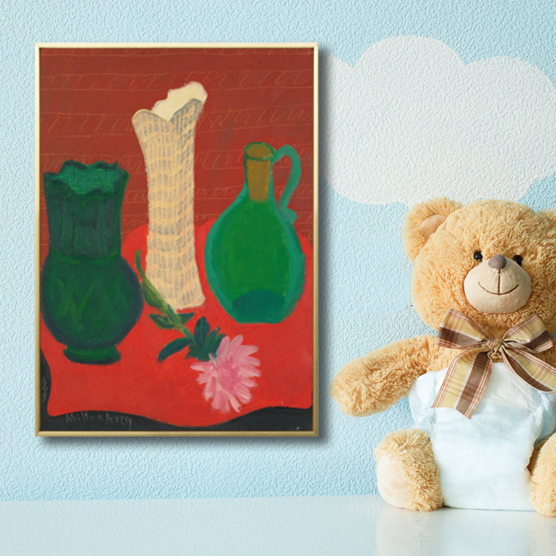 Vivolux | Französische Landhaus-Keramik Wandkunst Sanfte Farben Texturiertes Canvas für Hausinterieur