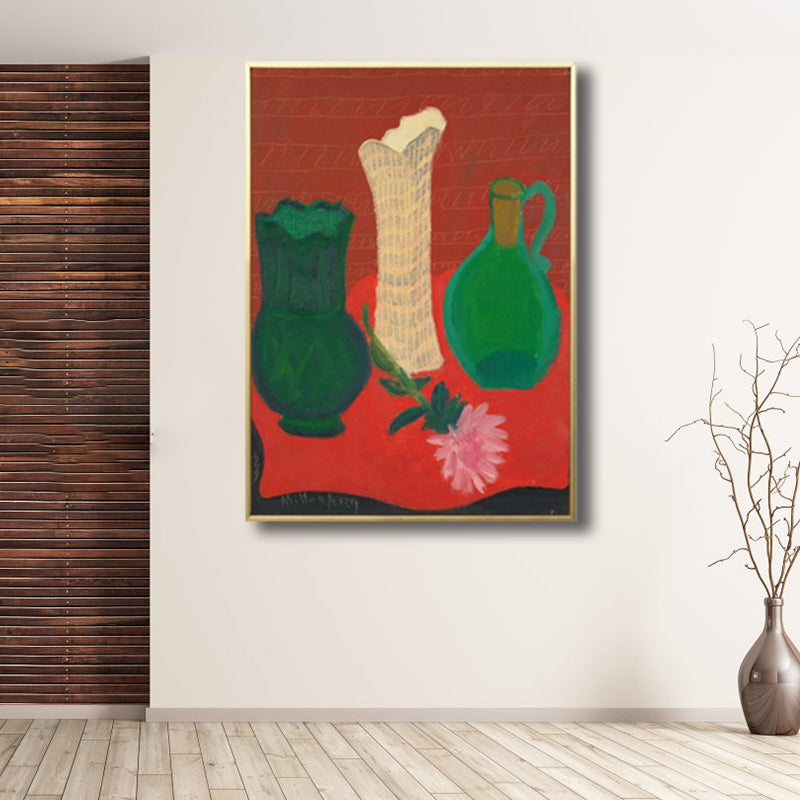 Vivolux | Französische Landhaus-Keramik Wandkunst Sanfte Farben Texturiertes Canvas für Hausinterieur