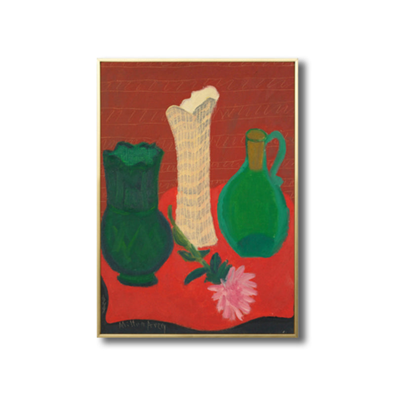 Vivolux | Französische Landhaus-Keramik Wandkunst Sanfte Farben Texturiertes Canvas für Hausinterieur