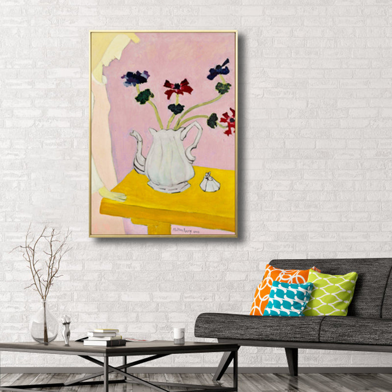 Vivolux | Französische Landhaus-Keramik Wandkunst Sanfte Farben Texturiertes Canvas für Hausinterieur