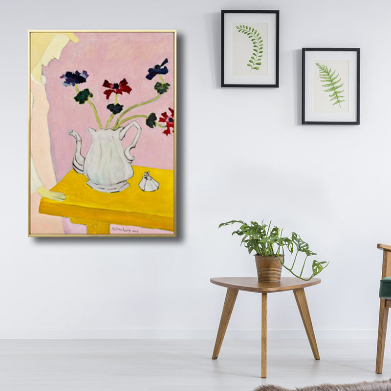 Vivolux | Französische Landhaus-Keramik Wandkunst Sanfte Farben Texturiertes Canvas für Hausinterieur