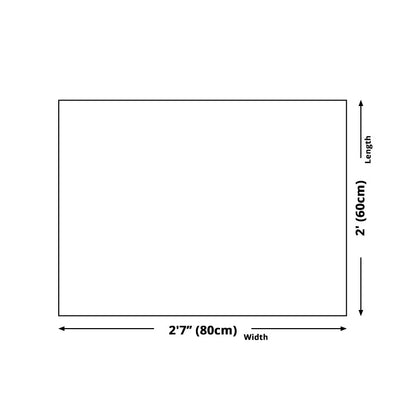 Vivolux | Flaches Land-Canvas-Wandbild Nordisches Texturiertes Schlafzimmerbild in Pastellfarbe, Mehrere Größen