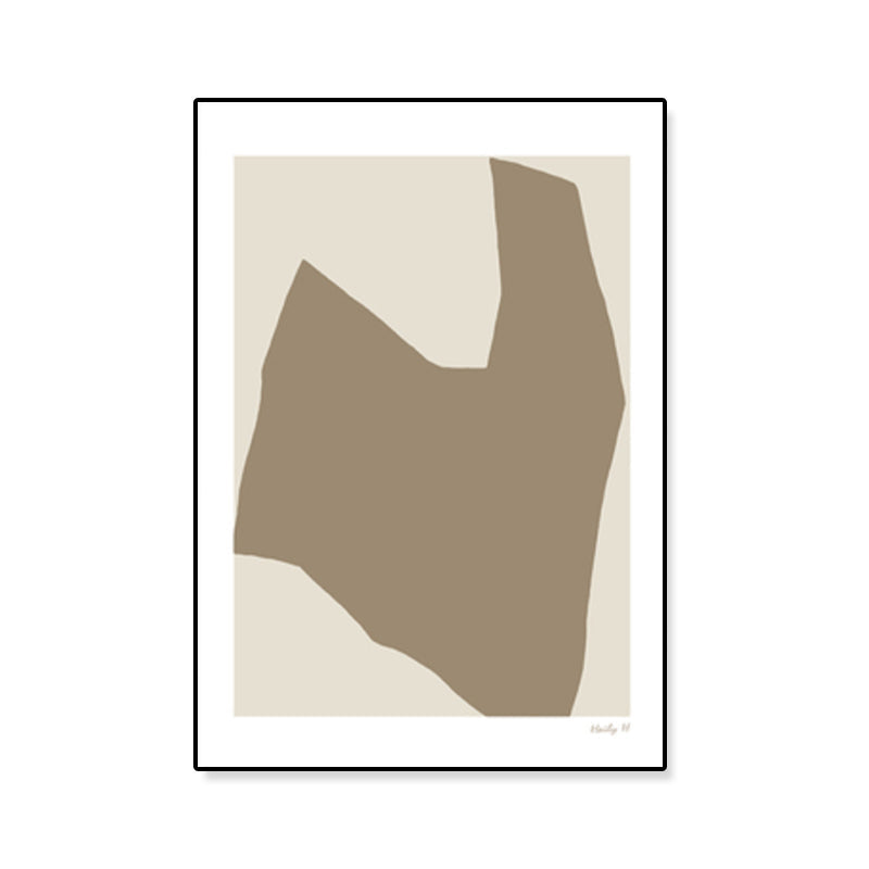 Vivolux | Devise Muster Leinwand Kunst Abstrakter Expressionismus Texturiert Wanddeko in Sanften Farben