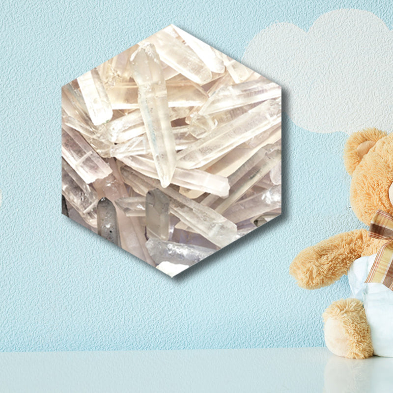 Vivolux | Lichtfarbe Gefrierphänomen Wanddekoration Winter Modern Texturiert Leinwand für Wohnzimmer