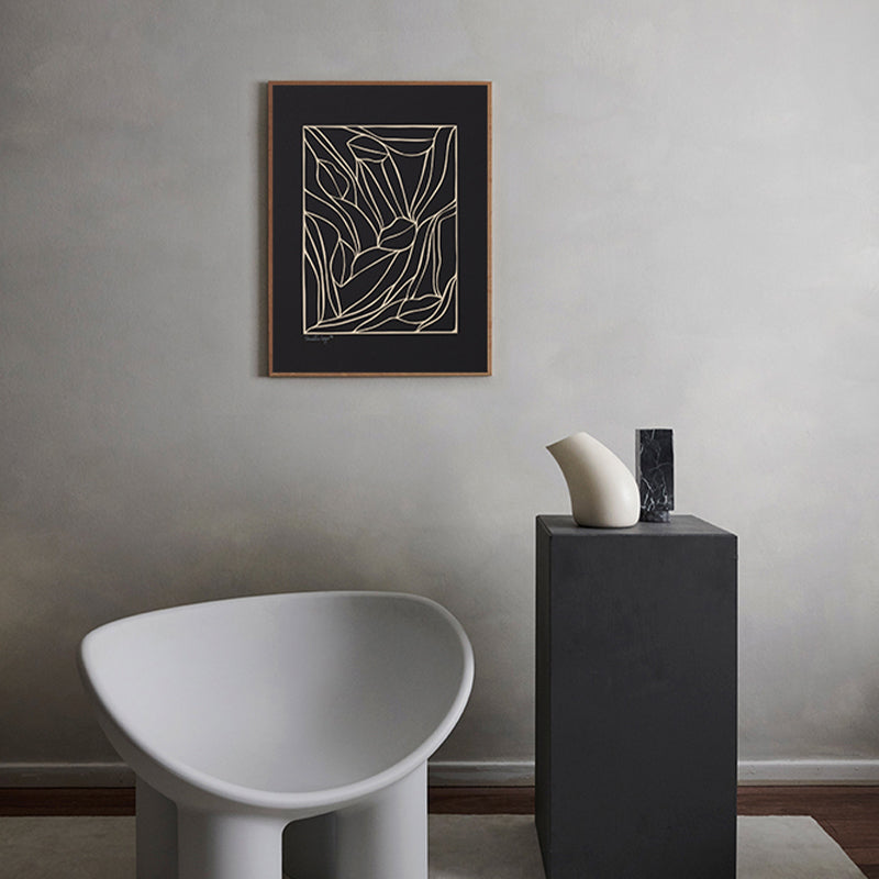 Vivolux | Neuartige grafische Wanddekoration Weiche Farb-Leinwandmalerei, strukturiert, mehrere Größen