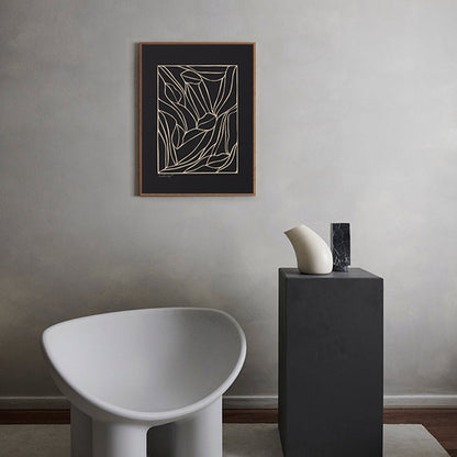 Vivolux | Neuartige grafische Wanddekoration Weiche Farb-Leinwandmalerei, strukturiert, mehrere Größen