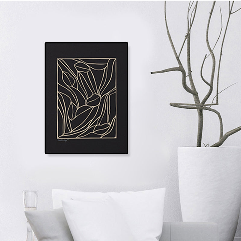 Vivolux | Neuartige grafische Wanddekoration Weiche Farb-Leinwandmalerei, strukturiert, mehrere Größen