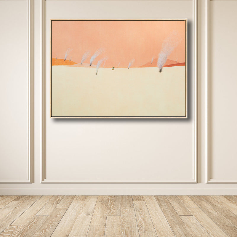 Vivolux | Illustration Wildland Canvas Wandkunst Verwaiste Landschaft Malerei für Jungenzimmer