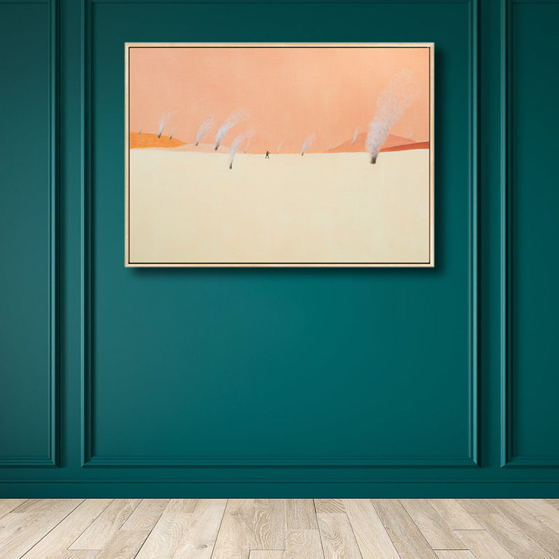 Vivolux | Illustration Wildland Canvas Wandkunst Verwaiste Landschaft Malerei für Jungenzimmer