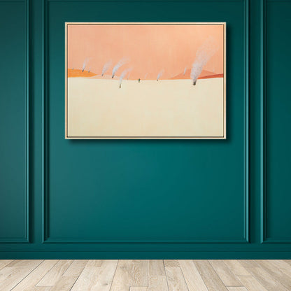 Vivolux | Illustration Wildland Canvas Wandkunst Verwaiste Landschaft Malerei für Jungenzimmer