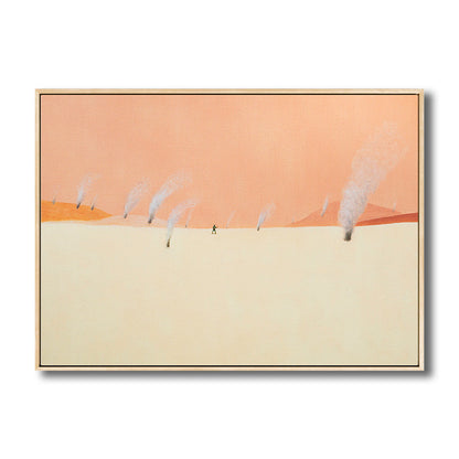 Vivolux | Illustration Wildland Canvas Wandkunst Verwaiste Landschaft Malerei für Jungenzimmer