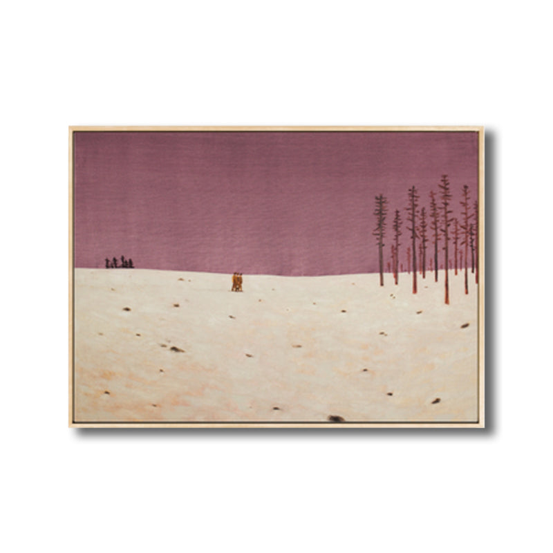 Vivolux | Illustration Wildland Canvas Wandkunst Verwaiste Landschaft Malerei für Jungenzimmer