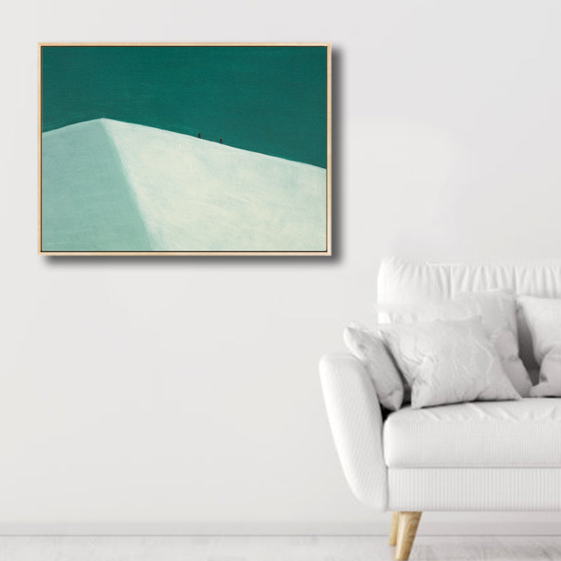 Vivolux | Illustration Wildland Canvas Wandkunst Verwaiste Landschaft Malerei für Jungenzimmer