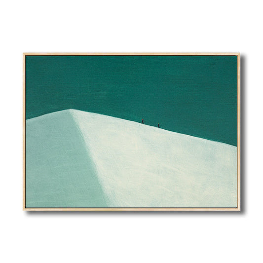 Vivolux | Illustration Wildland Canvas Wandkunst Verwaiste Landschaft Malerei für Jungenzimmer