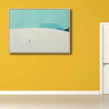 Vivolux | Illustration Wildland Canvas Wandkunst Verwaiste Landschaft Malerei für Jungenzimmer