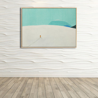 Vivolux | Illustration Wildland Canvas Wandkunst Verwaiste Landschaft Malerei für Jungenzimmer