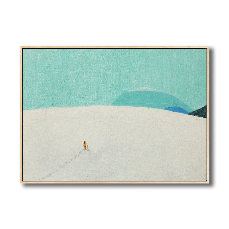 Vivolux | Illustration Wildland Canvas Wandkunst Verwaiste Landschaft Malerei für Jungenzimmer