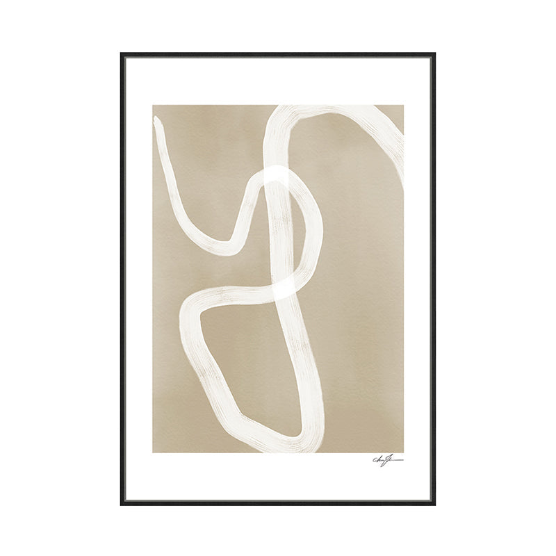 Vivolux | Handbedruckte Leinwandkunst Helle Farbe Abstrakter Expressionismus Wanddekoration für das Schlafzimmer