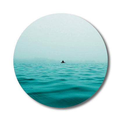 Vivolux | Foto Ozeanblick Kunstdruck Zeitgenössische Leinwand Wanddekoration in sanften Farben für das Spielzimmer