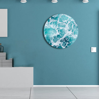 Vivolux | Foto Ozeanblick Kunstdruck Zeitgenössische Leinwand Wanddekoration in sanften Farben für das Spielzimmer