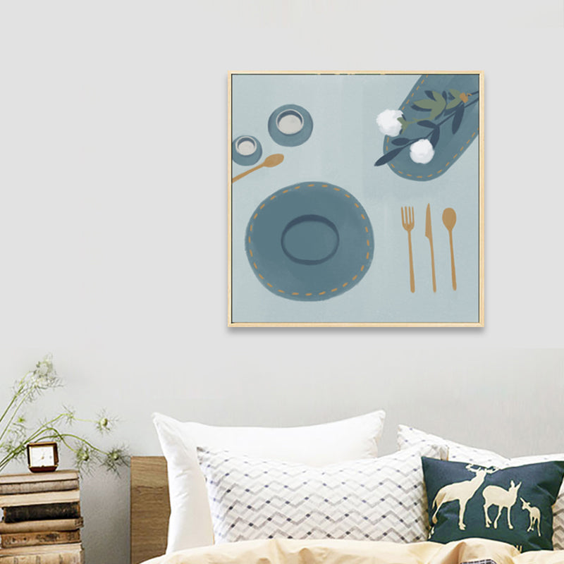 Vivolux | Nordic Stylish Still Life Leinwand Weich Farbige Texturierte Wandkunst Druck für Wohnzimmer