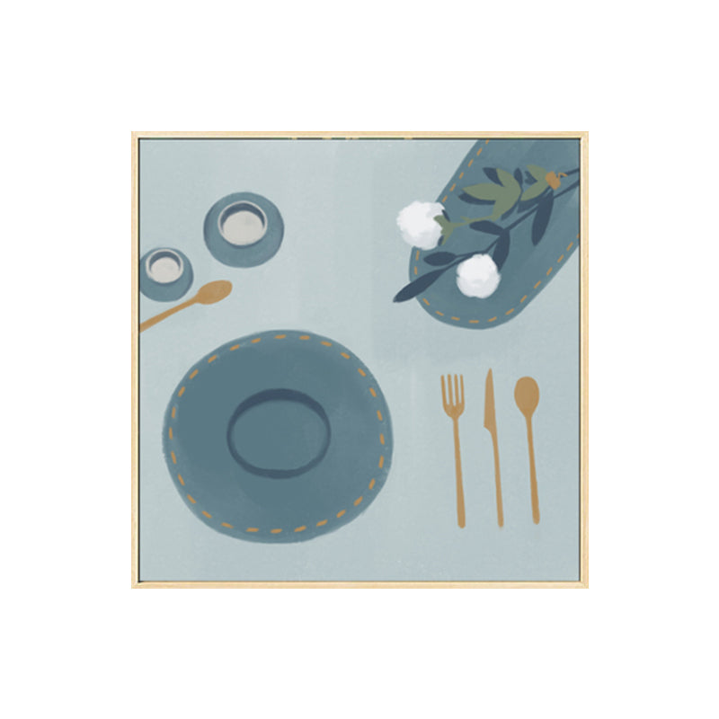 Vivolux | Nordic Stylish Still Life Leinwand Weich Farbige Texturierte Wandkunst Druck für Wohnzimmer