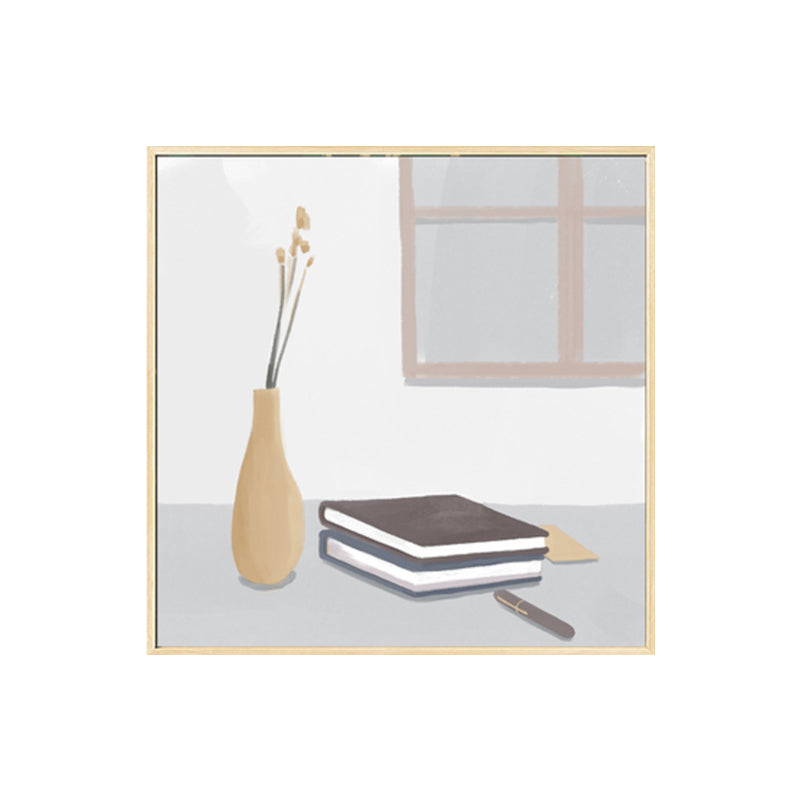 Vivolux | Nordic Stylish Still Life Leinwand Weich Farbige Texturierte Wandkunst Druck für Wohnzimmer