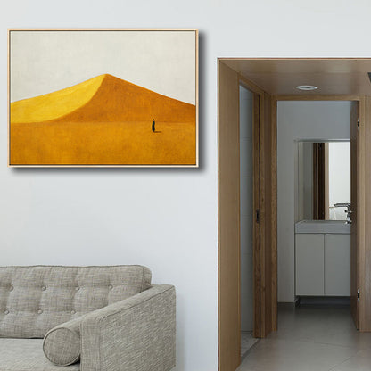 Vivolux | Skandinavischer Stil Flachland Leinwanddruck Naturlandschaft Wandkunst Dekor in hellen Farben