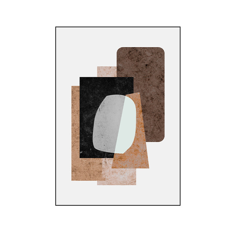 Vivolux | Neuartiges Muster Leinwand Abstrakter Expressionismus Texturiert Wandkunst Dekor in Helle Farbe