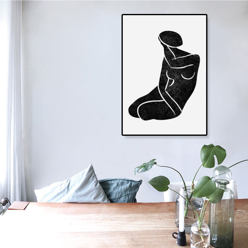 Vivolux | Neuartiges Muster Leinwand Abstrakter Expressionismus Texturiert Wandkunst Dekor in Helle Farbe