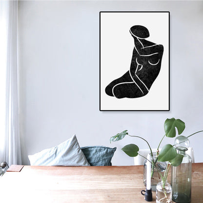 Vivolux | Neuartiges Muster Leinwand Abstrakter Expressionismus Texturiert Wandkunst Dekor in Helle Farbe