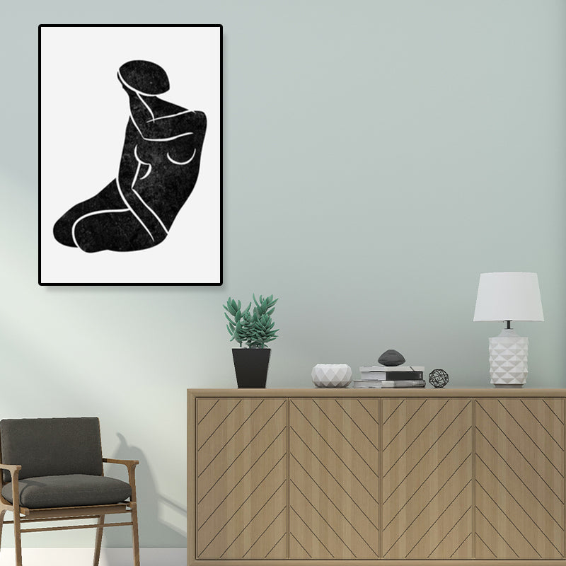 Vivolux | Neuartiges Muster Leinwand Abstrakter Expressionismus Texturiert Wandkunst Dekor in Helle Farbe