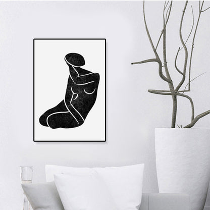 Vivolux | Neuartiges Muster Leinwand Abstrakter Expressionismus Texturiert Wandkunst Dekor in Helle Farbe