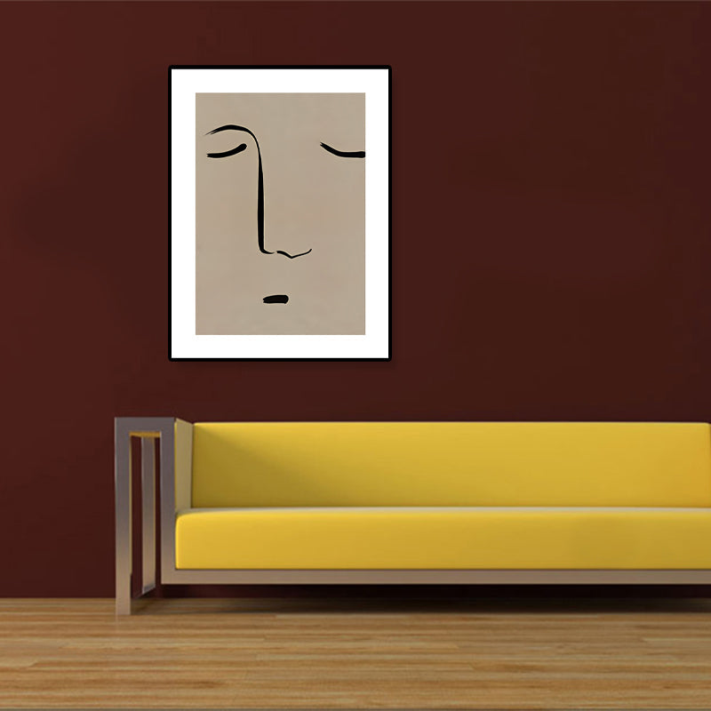 Vivolux | Figurenmuster Eingewickelt Leinwand Abstrakter Expressionismus Texturiertes Zuhause Galerie Gemälde