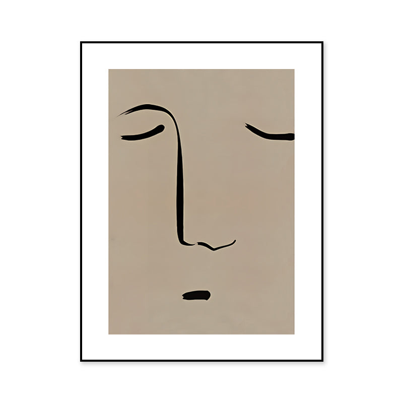 Vivolux | Figurenmuster Eingewickelt Leinwand Abstrakter Expressionismus Texturiertes Zuhause Galerie Gemälde