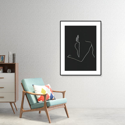 Vivolux | Figurenmuster Eingewickelt Leinwand Abstrakter Expressionismus Texturiertes Zuhause Galerie Gemälde