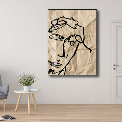 Vivolux | Weiches Farb-Abstract-Muster-Gemälde Texturiertes Skandinavisches Wohnzimmer Leinwand Wandkunst