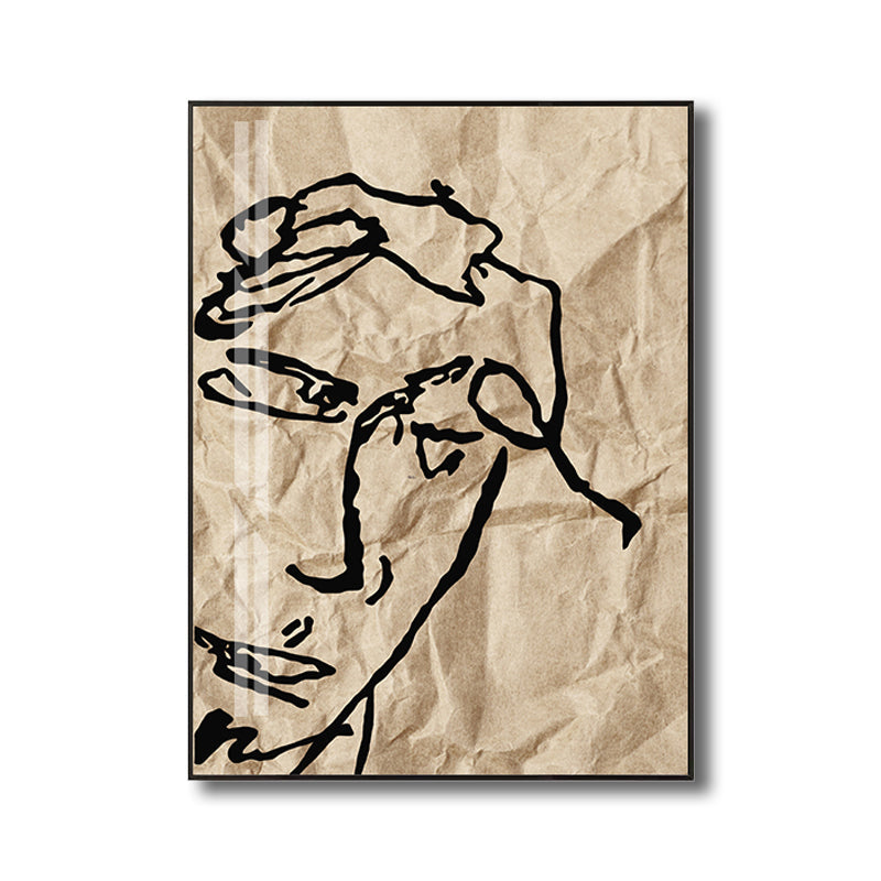 Vivolux | Weiches Farb-Abstract-Muster-Gemälde Texturiertes Skandinavisches Wohnzimmer Leinwand Wandkunst