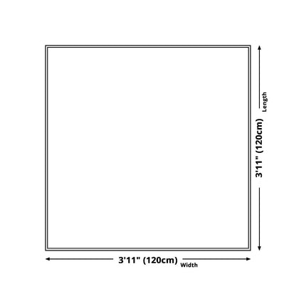 Vivolux | Kreativ Braun Zeitgenössisch Teppich Polyester Hundemuster Teppich Waschbar Haustierfreundlich Rutschfester Teppich für Kinderzimmer