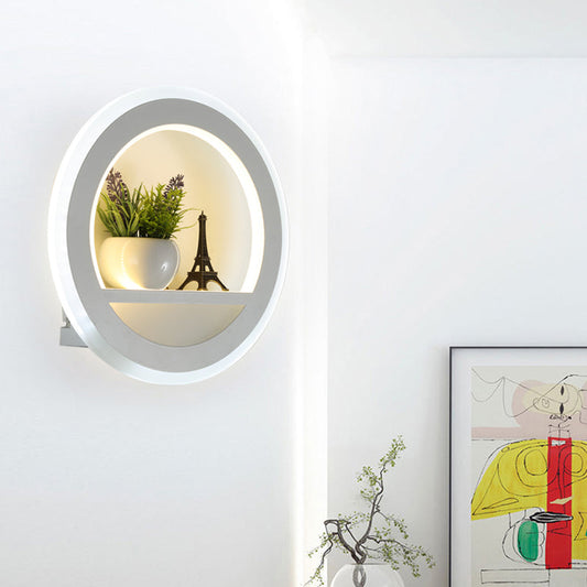 Vivolux | Woonkamer Restaurant Wandlamp Acryl Nordic Stil Sconceslamp in Witte Afwerking