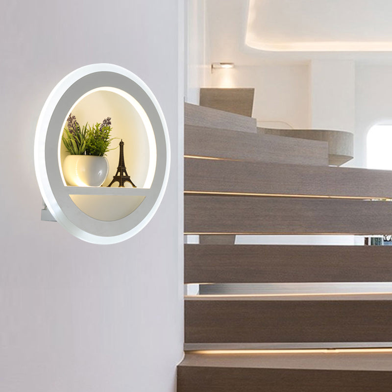 Vivolux | Woonkamer Restaurant Wandlamp Acryl Nordic Stil Sconceslamp in Witte Afwerking