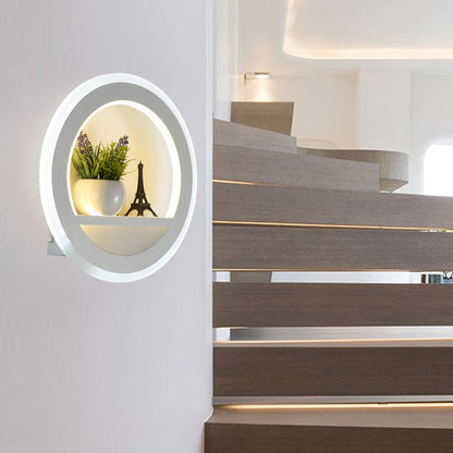 Vivolux | Woonkamer Restaurant Wandlamp Acryl Nordic Stil Sconceslamp in Witte Afwerking