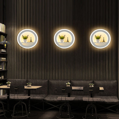 Vivolux | Woonkamer Restaurant Wandlamp Acryl Nordic Stil Sconceslamp in Witte Afwerking