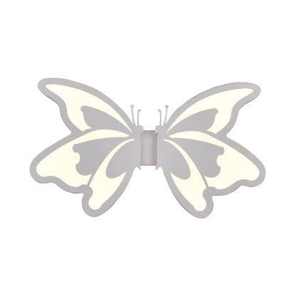 Vivolux | Flach Cartoon-Form Wandlampe Moderne stilvolle Acryl-LED-Wandleuchte in Weiß für Treppen