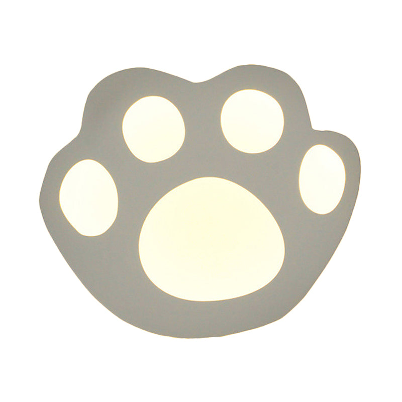 Vivolux | Flach Cartoon-Form Wandlampe Moderne stilvolle Acryl-LED-Wandleuchte in Weiß für Treppen