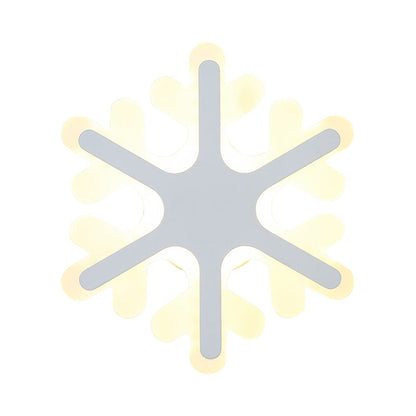 Vivolux | Flach Cartoon-Form Wandlampe Moderne stilvolle Acryl-LED-Wandleuchte in Weiß für Treppen