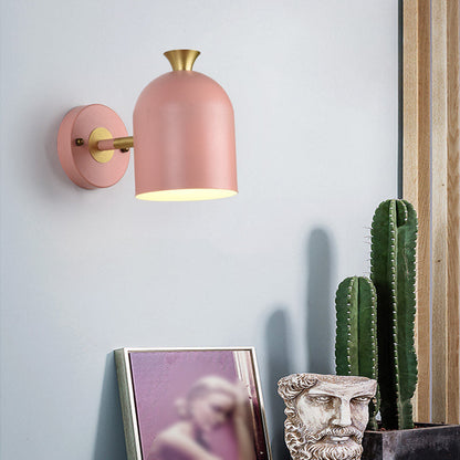 Vivolux | Kop Shade Eetkamer Wandlamp Metaal 1 Gloeilamp Nordische Stil Wandlampe mit Macaron Farbe
