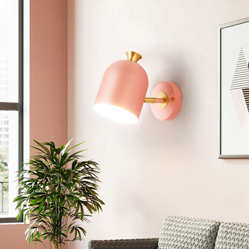 Vivolux | Kop Shade Eetkamer Wandlamp Metaal 1 Gloeilamp Nordische Stil Wandlampe mit Macaron Farbe