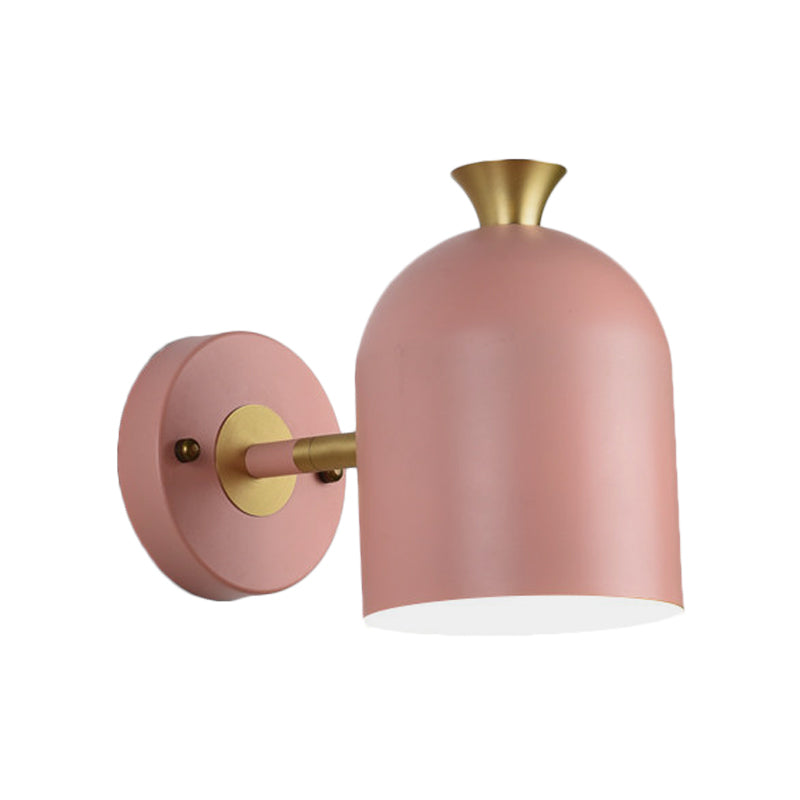 Vivolux | Kop Shade Eetkamer Wandlamp Metaal 1 Gloeilamp Nordische Stil Wandlampe mit Macaron Farbe